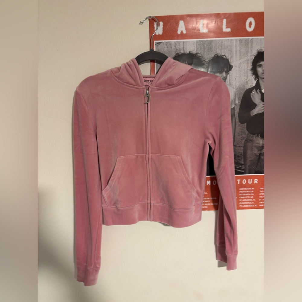 NWOT Juicy Couture Pink Hoodie Authentic size SMALL women’s